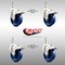 Service Caster 4 Inch 316SS Solid Polyurethane Wheel Swivel 12mm Stem Caster Set Lock Brake SCC-SS316TSTTL20S414-SPUS-M1215-4 - alternate 5